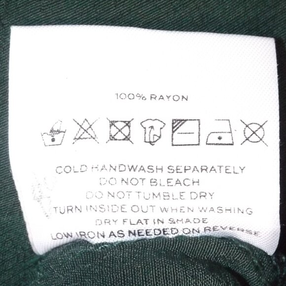 FAITHFULL THE BRAND Blouse, 4, Dark Green, Button up, 3/4 Tab sleeves, Pockets - Picture 14 of 14
